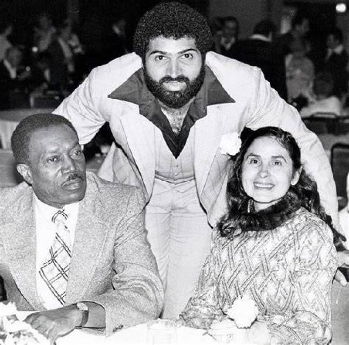 Franco Harris with his father, Cad, and mother, Gina r/pittsburgh