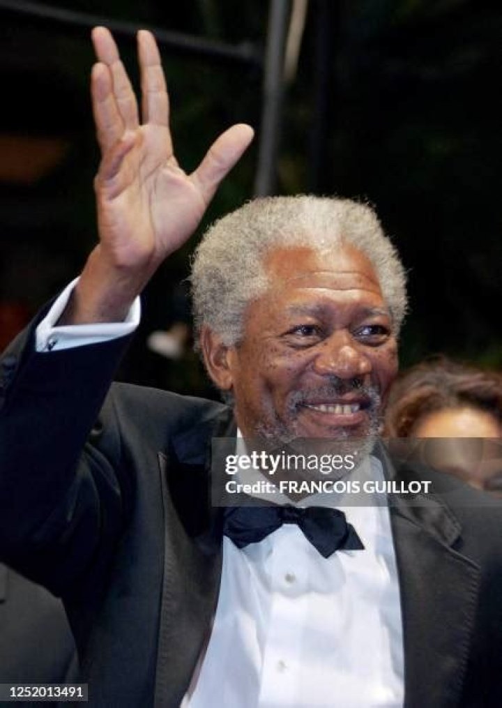 Freeman arriving at the screening for "Prom Night in Mississippi