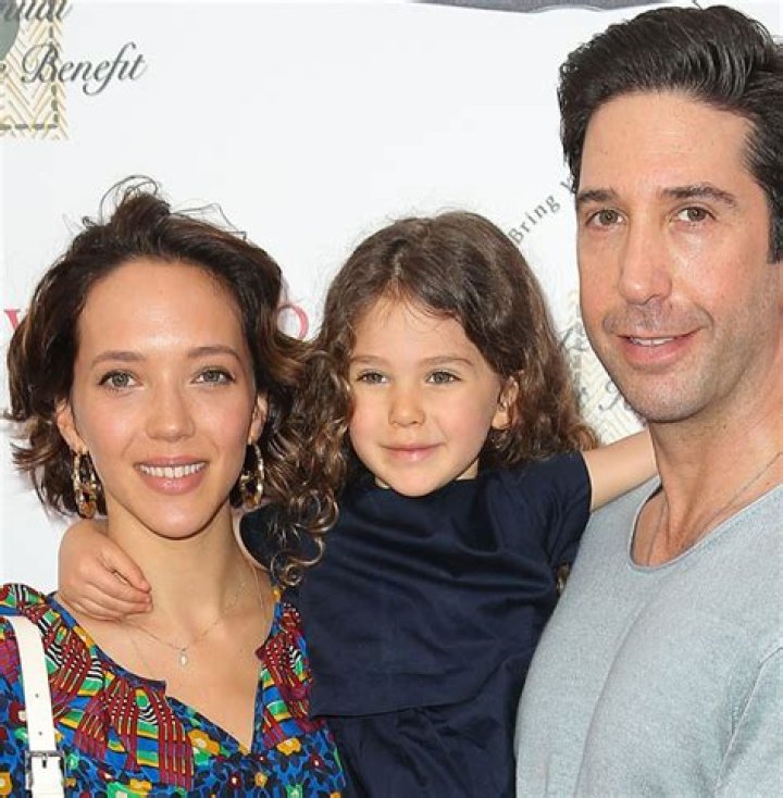 Friends star David Schwimmer shows off his family in rare red