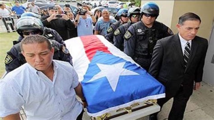 Funeral de H&eacute;ctor Lavoe. Salsa