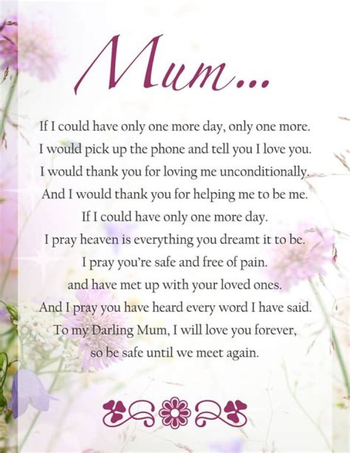 Funeral Poem for Mom Funeral Readings & Poems Pinterest Dads