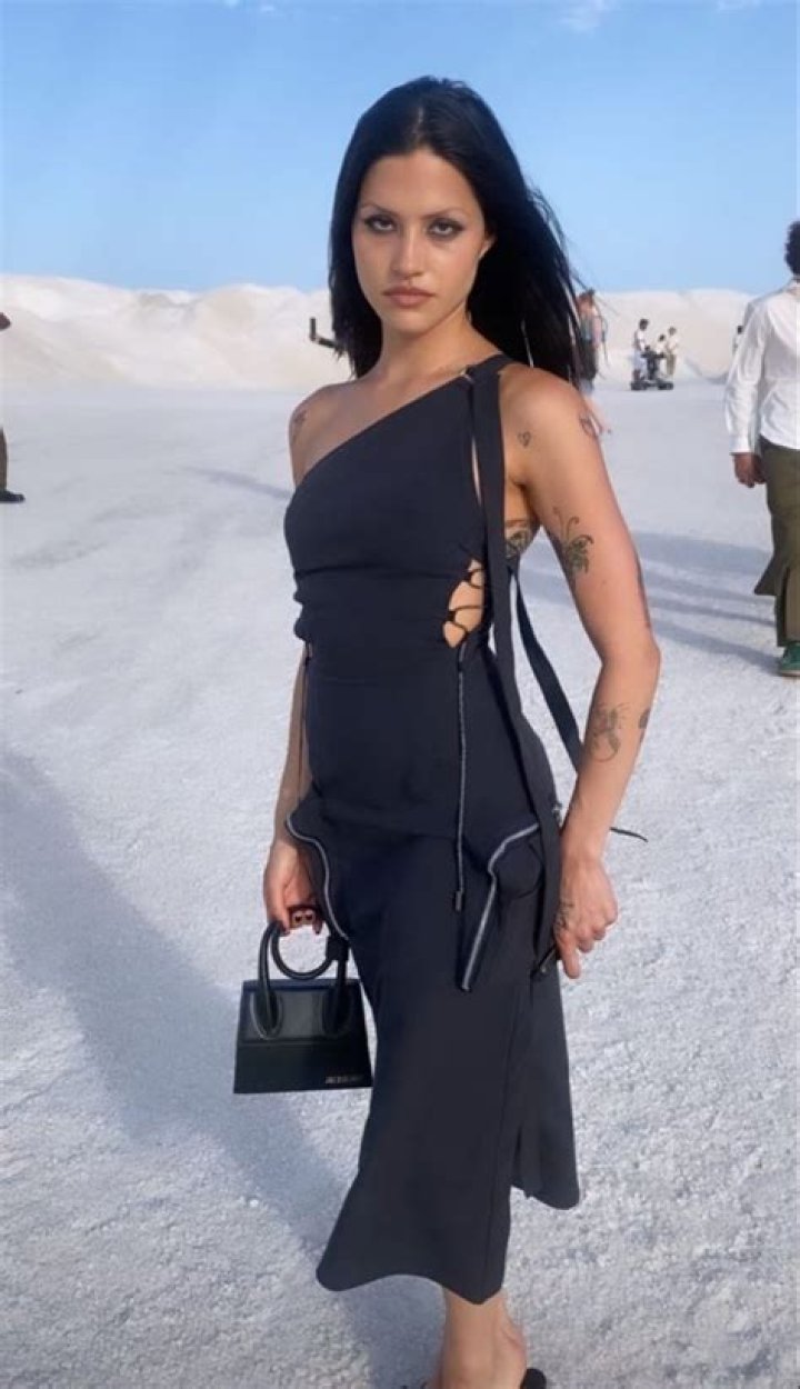 gabbriette bechtel at the jacquemus fw22 show in 2022 Fashion