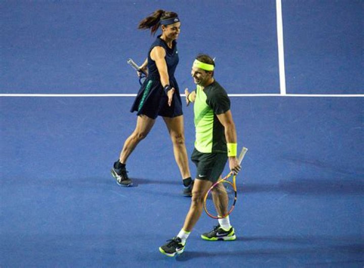 Gabriela Sabatini, among her good wishes for Nadal and Muchova and