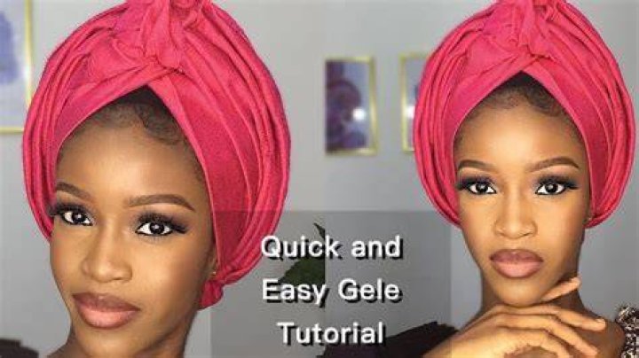 GELE TUTORIAL HOW TO TIE GELE FOR BEGINNERS (DETAILED) YouTube