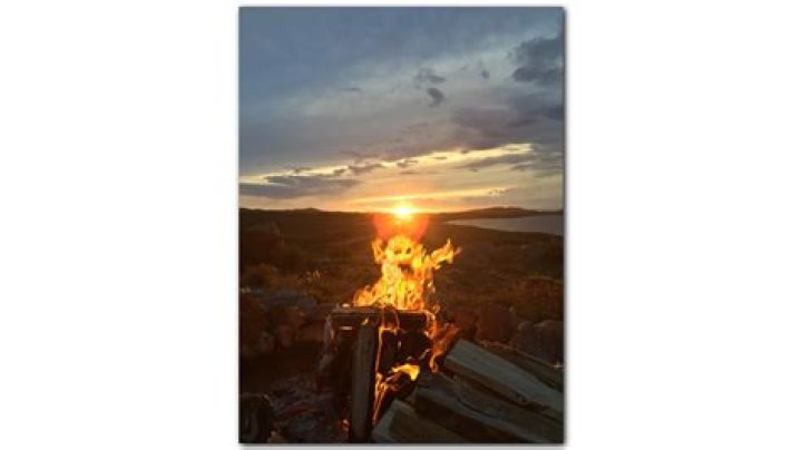 Ghostly image appears in Colorado campfire