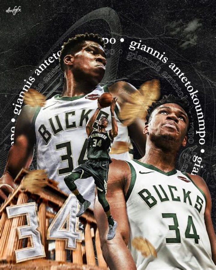 Giannis Antetokounmpo Gianni, Sports graphic design, Sports design