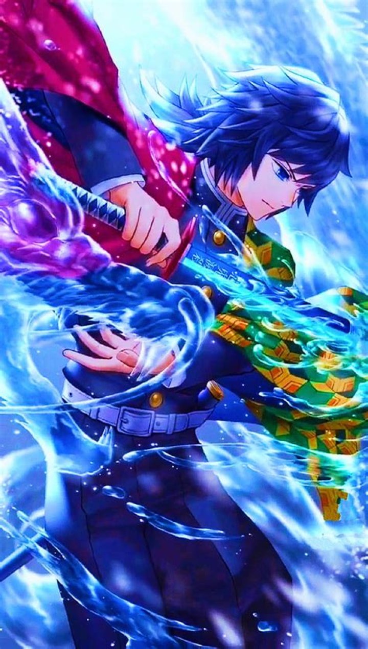 Giyu Tomioka, sword, dragon, Japanese, water HD phone wallpaper Pxfuel