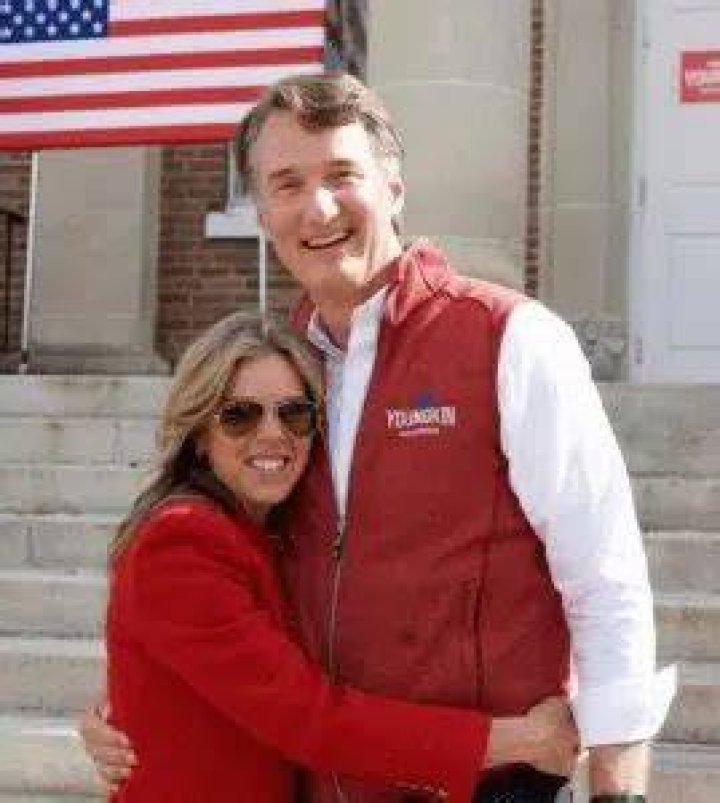 Glenn Youngkin with Suzann