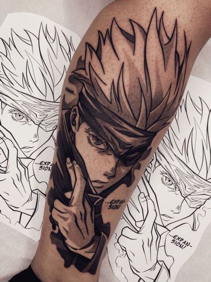 Gojo Satoru Tattoo Ideas Gojo Satoru Fake Tattoo Jujutsu Kaisen Anime
