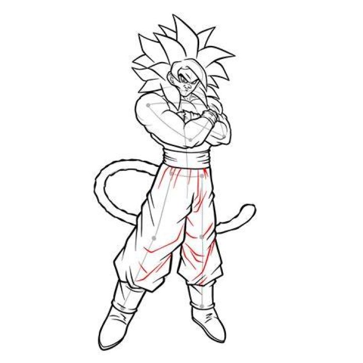 Goku Pencil Drawing Free download on ClipArtMag