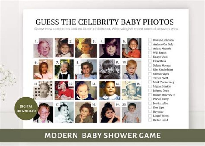 Guess the Celebrity Baby Photo Gallery