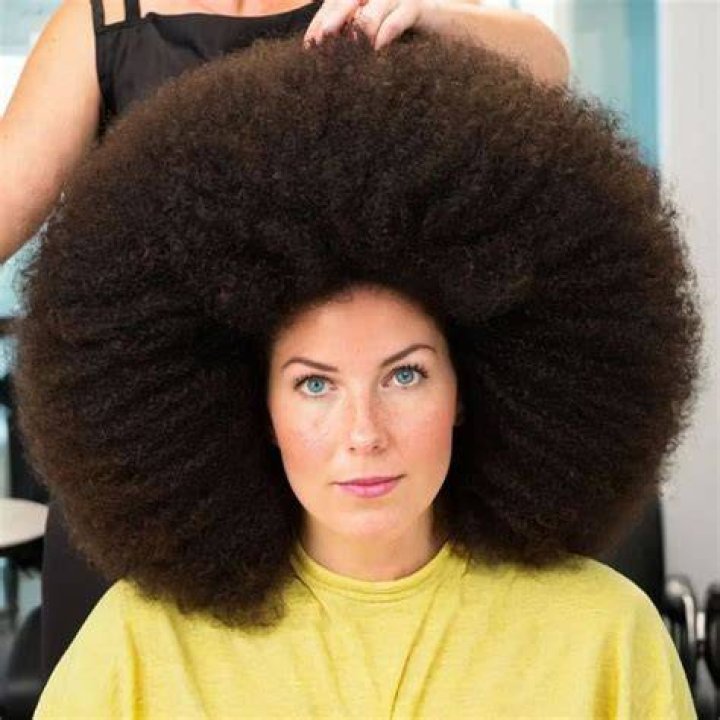 Hair, big hair, curly hair, natural hair, Puerto Rican, purple lips