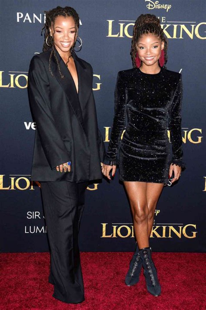 Halle and Chloe Bailey Hit Lion King Premiere