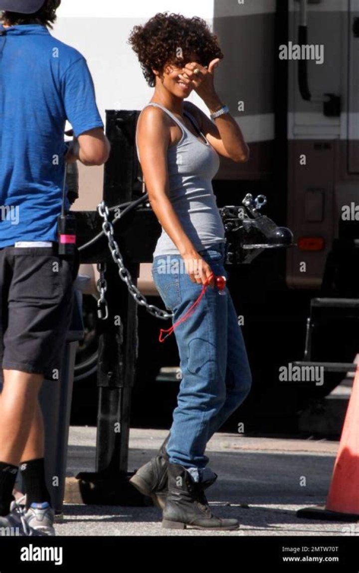 HALLE BERRY on the Set of a Variety Photoshoot in Los Angeles 08/18