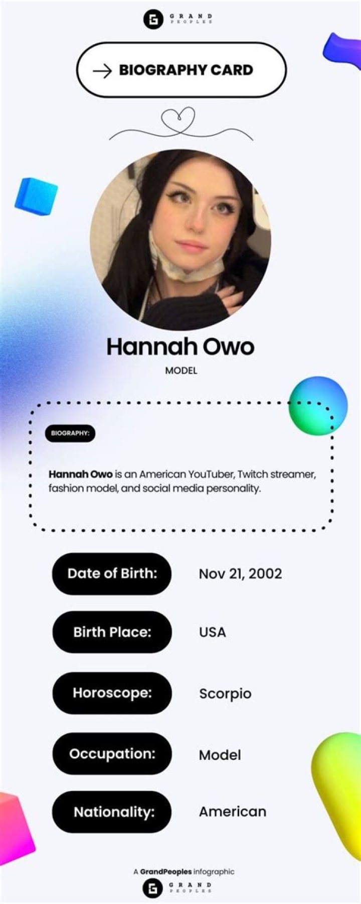 Hannah Owo Bio, Wiki, Age, Height, Net Worth, Parents, Nationality