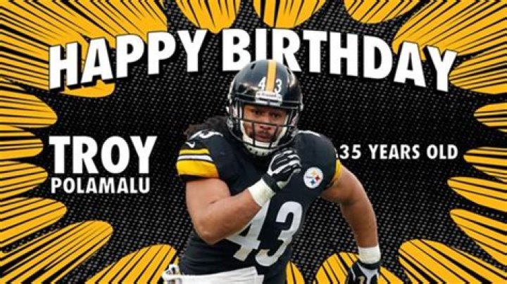 Happy 35th Birthday Troy Polamalu