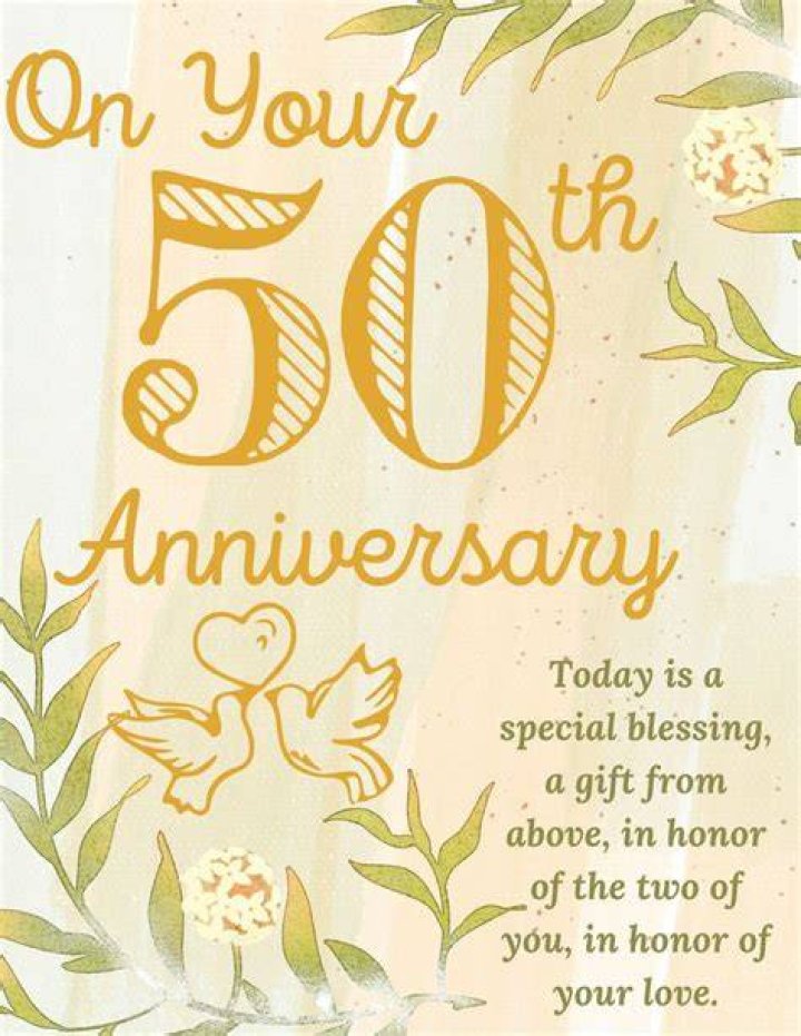 Happy 50th anniversary to dear uncle and aunt. I believe your love in