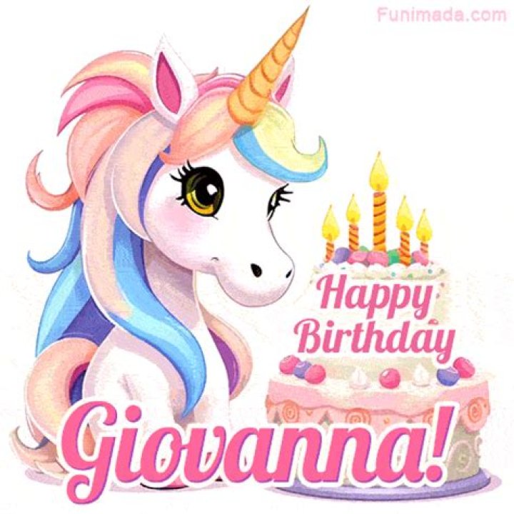 Happy birthday Giovanna Del Portillo YouTube