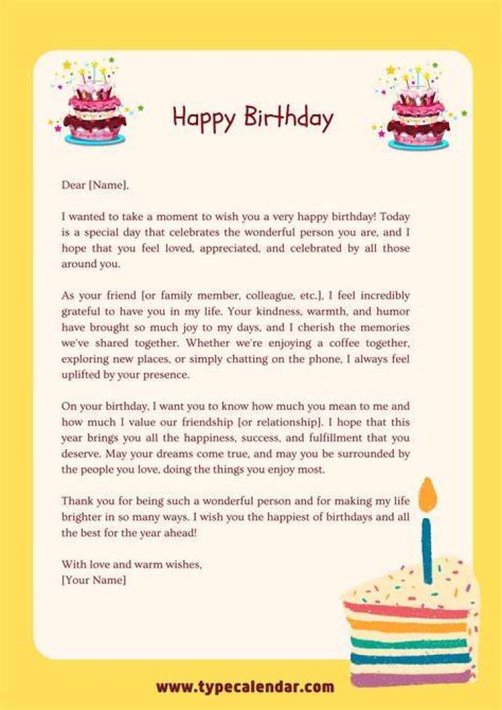 Happy Birthday Letter to My Best Friend HubPages