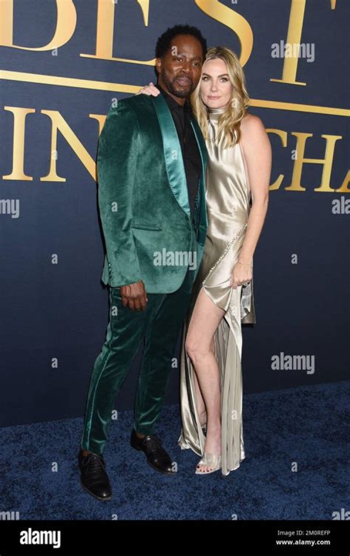 Harold Perrineau And Brittany Perrineau High Resolution Stock
