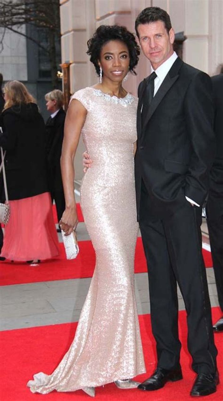 Heather Headley (singer and Broadway actress) and husband on the red