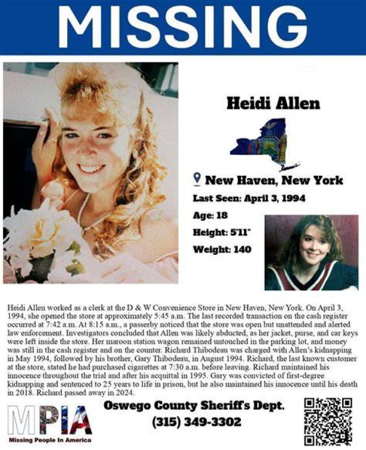 Heidi Allen April 3, 1994 New Haven, NY
