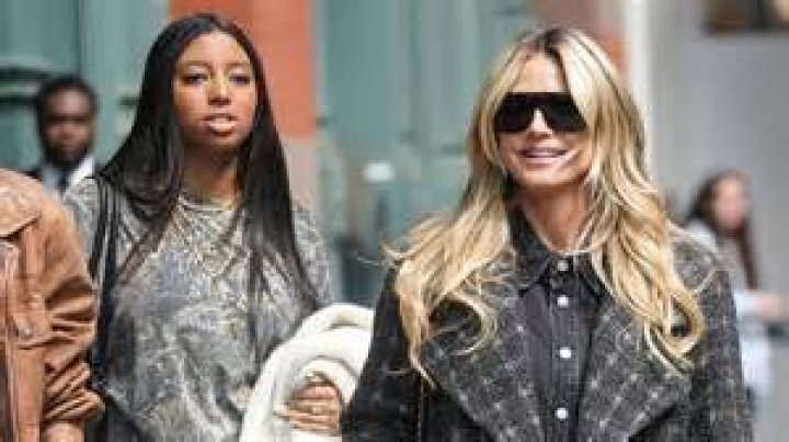 Heidi Klum, with daughter Lou Sulola Samuel, spending the day in the
