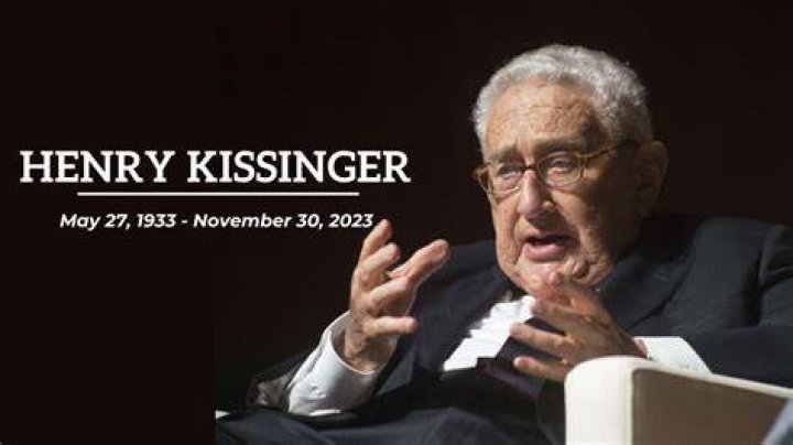 Henry Kissinger dead at 100 Henry Kissinger dead at 100