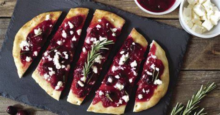 Holiday Cranberry Flatbread for Entertaining at Home