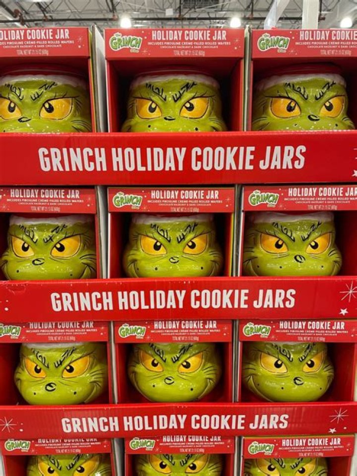 Holiday Style Grinch Cookie Jar Shopping Exclusives Boutique