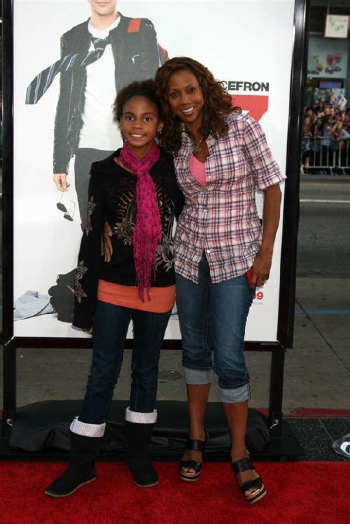 Holly Robinson Peete Daughter arriving at the 17 Again Premiere at