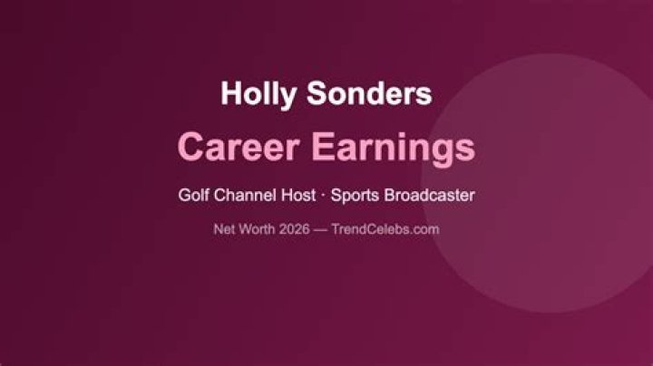 Holly Sonders Net Worth, Age, Husband, and Vegas Dave TrendCelebs