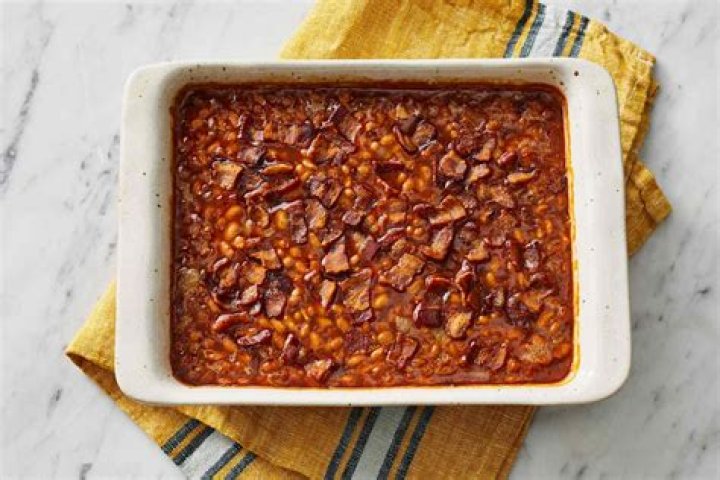 Homemade Baked Beans In The Slow Cooker Eat At Home Rezfoods Resep