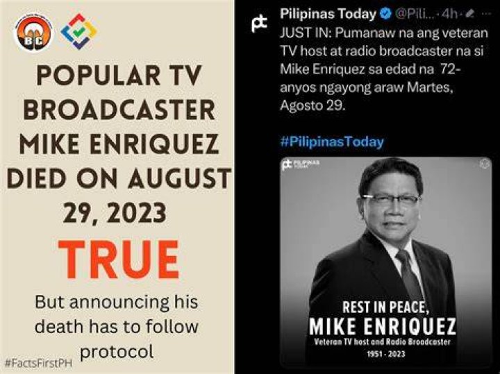 How did Mike Enriquez die? Illness and cause of death as Veteran