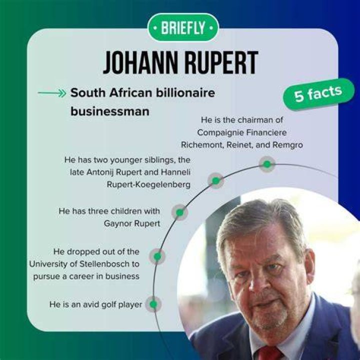 How does Johann Rupert, South Africa&rsquo;s richest man, spend his billions