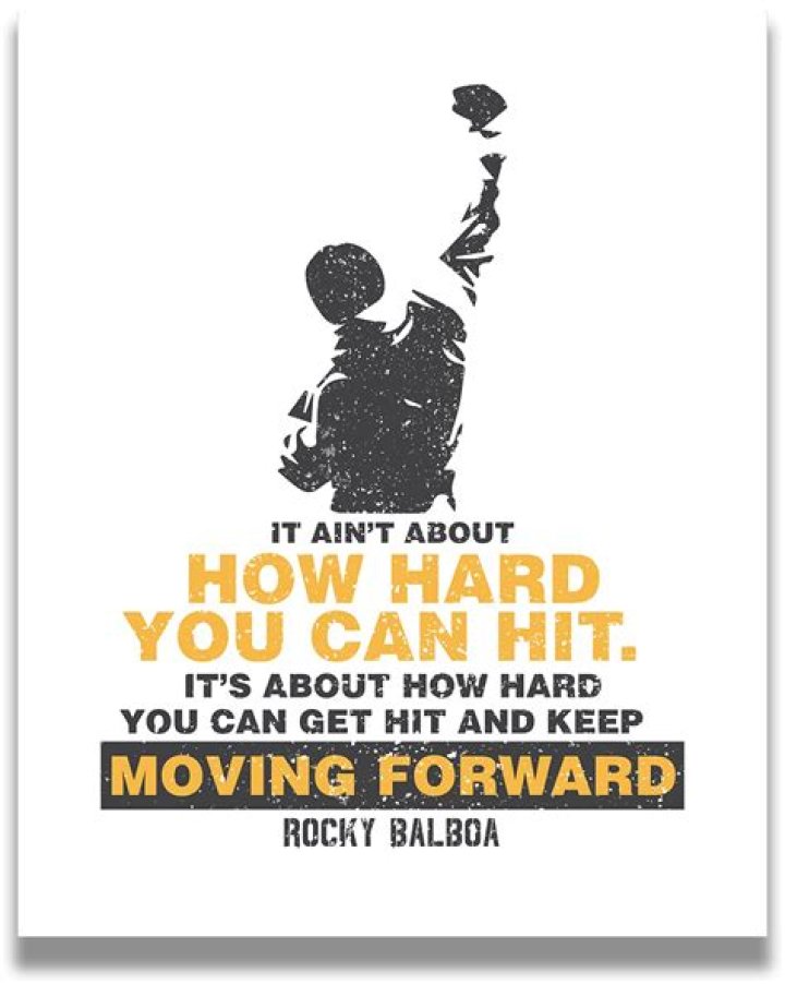 How Hard You Can Hit Wall Sticker Rocky Boxing Quote Wall Decal Sports