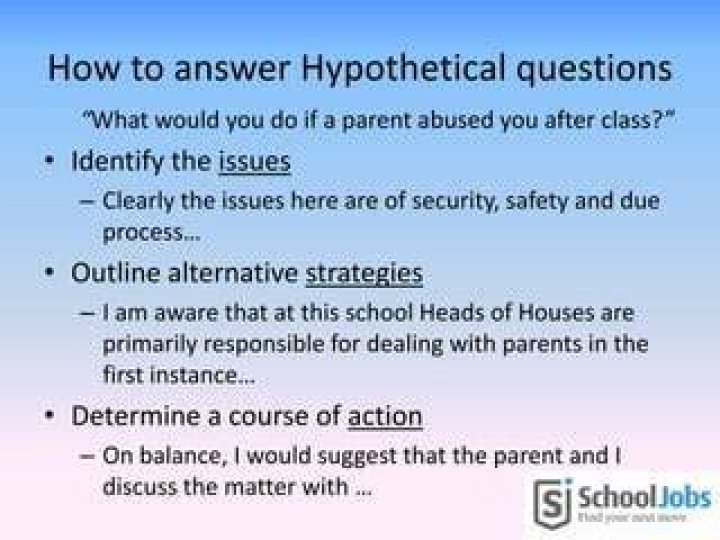 How To Answer Hypothetical Questions In Interviews Preparing For