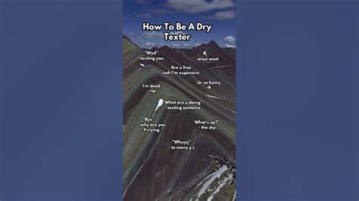 How to be a dry texter (or do the opposite to not be dry) in 2022