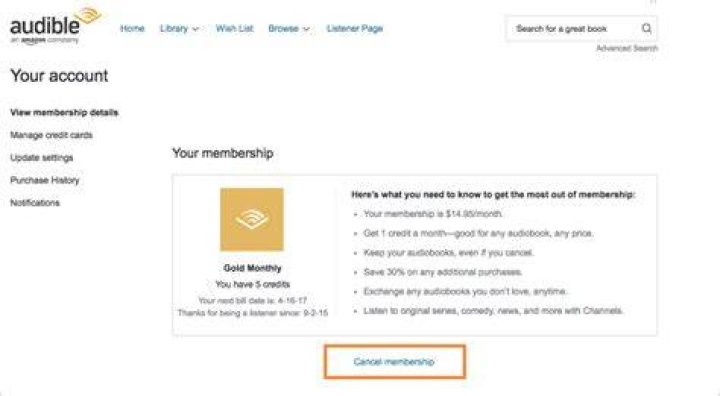 How to Cancel Audible Membership TechCult