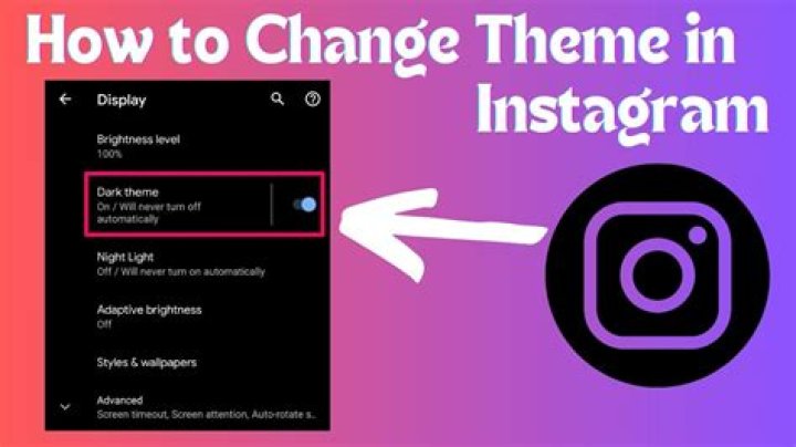 How to change instagram message color Change the chat theme on