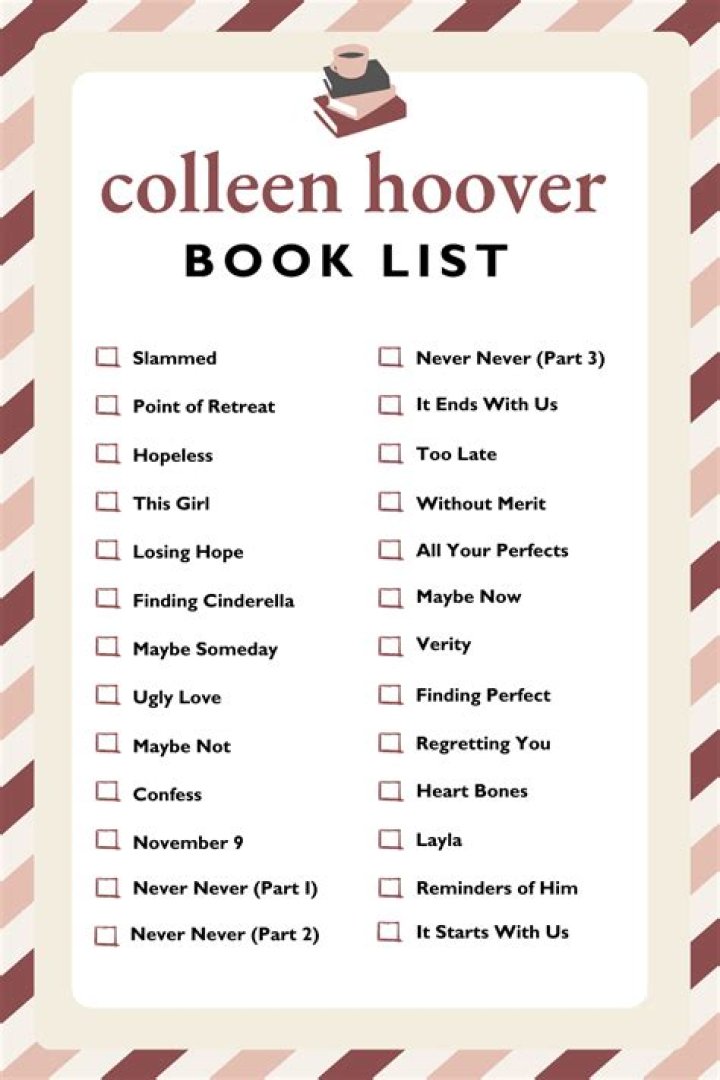How To Read Colleen Hoover's Best Books In Order? OtakuKart