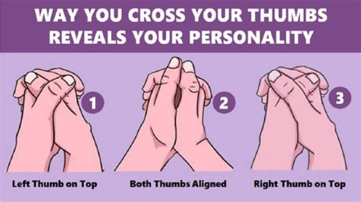 How You Clasp Your Thumbs Reveals Your Personality TypeAre You a