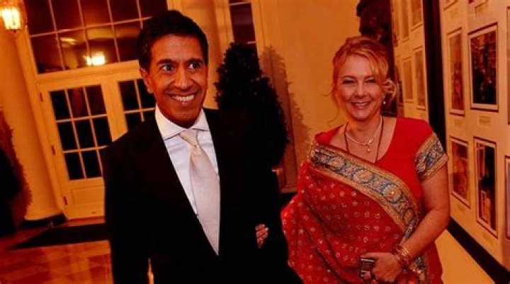 Image of Rebecca Olson Gupta with her husband Dr. Sanjay Gupta