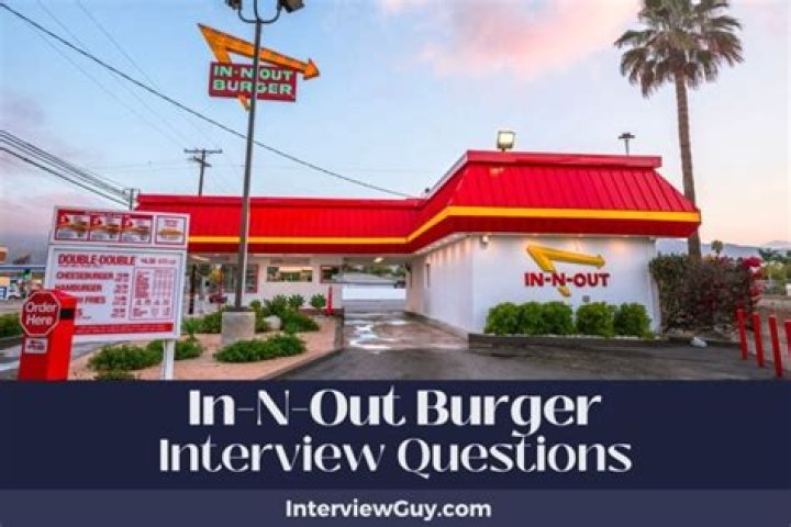 in n out burger interview question