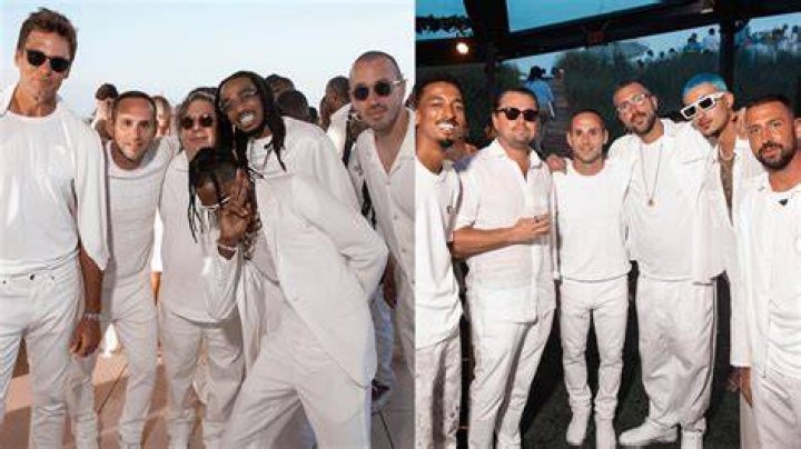 IN PHOTOS Tom Brady spotted at Michael Rubin&rsquo;s Hamptons white party