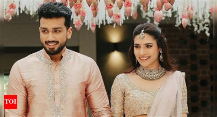 In pics Kalidas Jayaram gets engaged to his longtime love Tarini