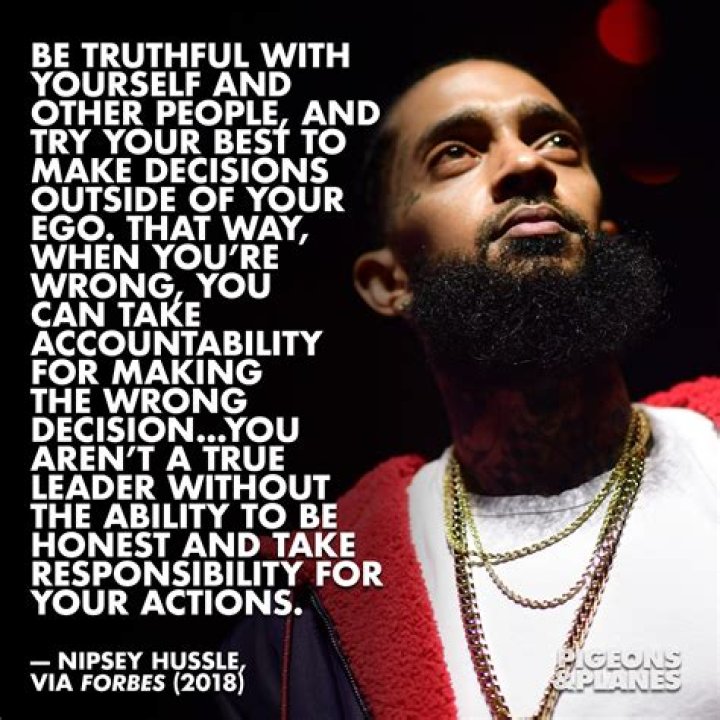 Inspirational Nipsey Hussle Quotes Celebrity.fm #1 Official Stars, Business & People Network