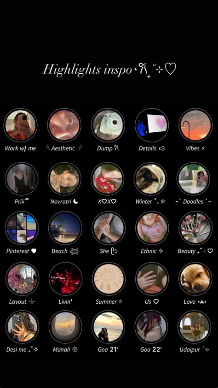 Instagram Highlight Names for Your Memories