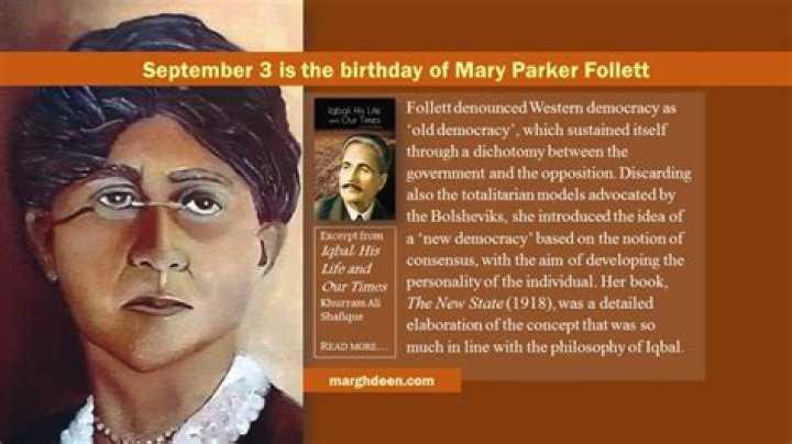 Iqbal, Mary Parker Follett and C. R. Das Marghdeen