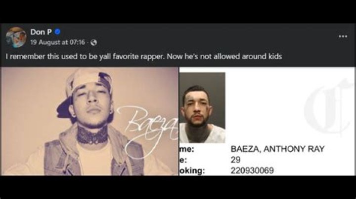 Is Baeza Rapper In Jail? Arrest And Charge What Did He Do?